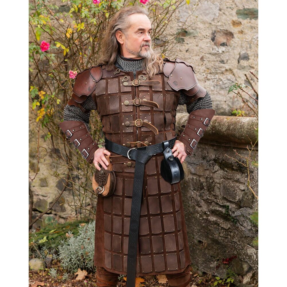 4493 2 Pcs Medieval Viking Belt Renaissance Pouch Medieval View 5
